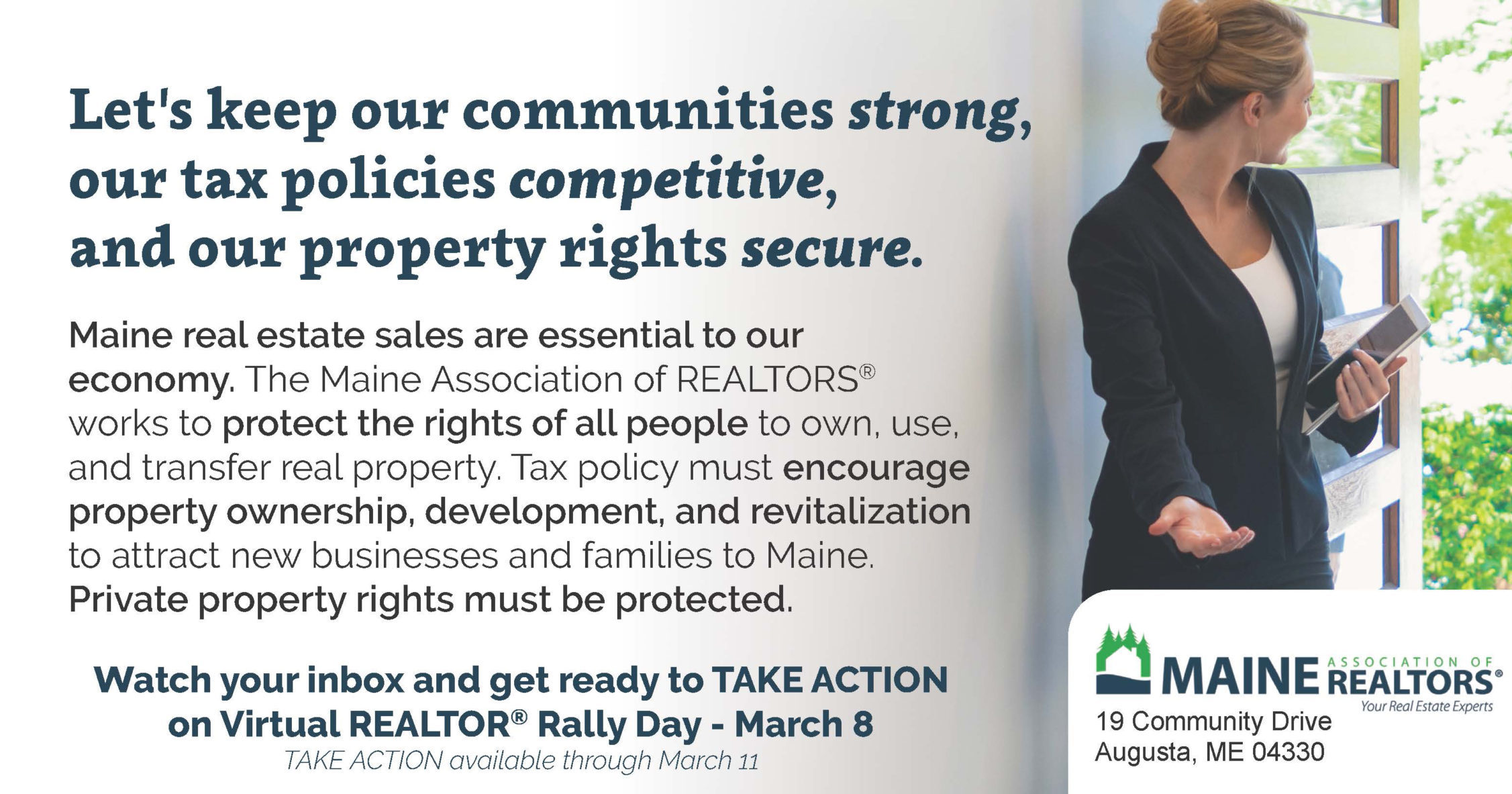 Maine Association of REALTORS® Taps Into REALTOR® Party Resources to Defeat Impact Fee on Vacant