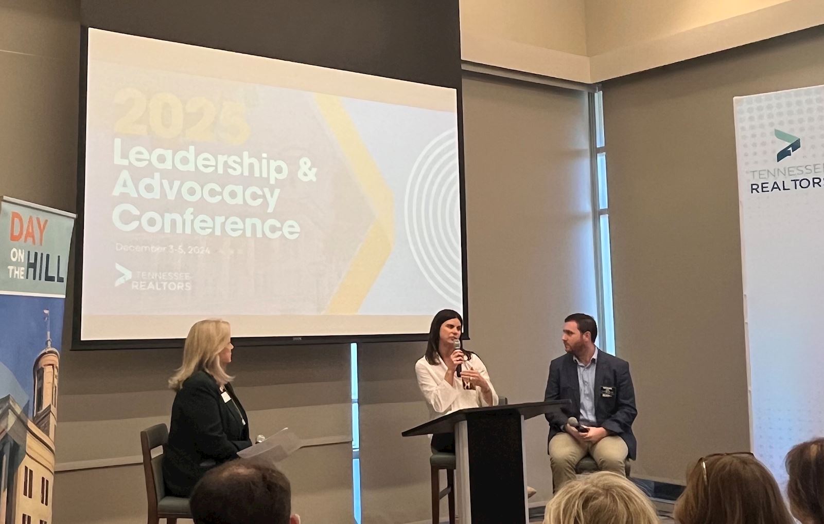 NAR's Director of RPAC Fundraising and RPAC Events, Michael Clark, speaking at the Tennessee Association of REALTORS® Leadership & Advocacy Conference.